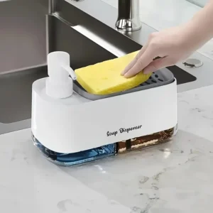 Dispensador de Jabón Doble 2 en 1